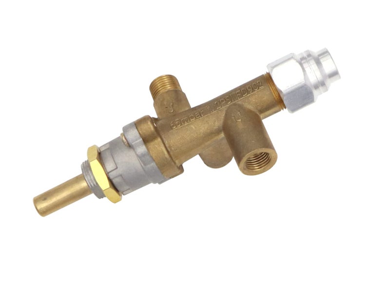 METER STAR Propane Fire Pit Main Control Brass Safety Valve,Gas Room Heater Pilot Burner Assembly Parts Thermocouple Safety Device Ignition Component Pilot Assembly Kit - Image 5